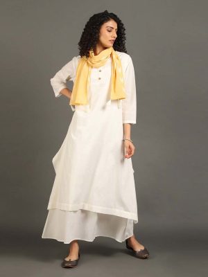 White Daily Dose Casual Dress